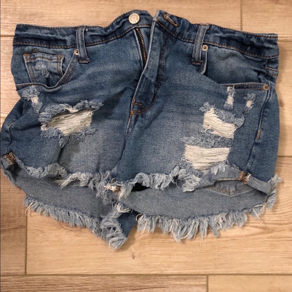 Target denim shorts